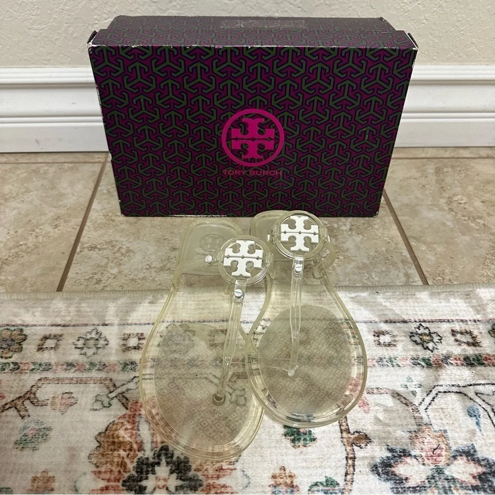 New Tory Burch MINI MILLER JELLY SANDAL size 7
